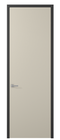 Дверь межкомнатная 0010 ПЭСБ. Цвет ПЭТ светло-бежевый. Материал ПЭТ. Коллекция Планум. Картинка.