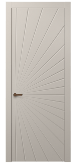 Дверь межкомнатная 8649 МСБЖ . Цвет Матовый светло-бежевый. Материал Гладкая эмаль. Коллекция Alba. Картинка.