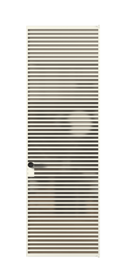 Дверь межкомнатная АЛПЛ040.06 Бронза сатин триплекс АЖМ. Цвет Алюминий жемчужный. Материал Алюминий в эмали. Коллекция Формато. Картинка.