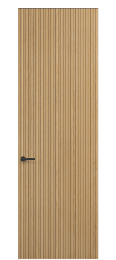 Дверь межкомнатная ПУ 0017 ДЗЛМ. Цвет Дуб золотой матовый. Материал Шпон Naturwood. Коллекция Select. Картинка.