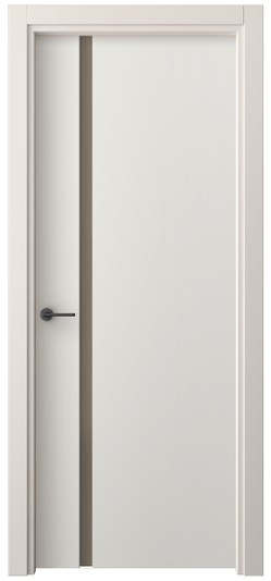Дверь межкомнатная 4222 ПЭБЛ БР САТ. Цвет ПЭТ белоснежный. Материал ПЭТ. Коллекция Фридом. Картинка.