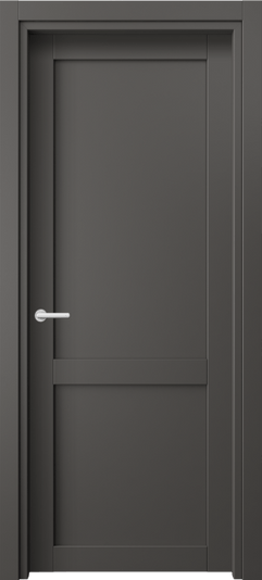 Дверь межкомнатная 2121 ПЭГФ. Цвет ПЭТ графитовый. Материал ПЭТ. Коллекция Neo. Картинка.