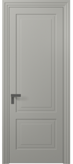 Дверь межкомнатная 8351 МНСР. Цвет Матовый нейтральный серый. Материал Гладкая эмаль. Коллекция Рокка. Картинка.