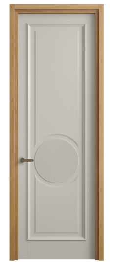 Дверь межкомнатная 6719 БОС. Цвет Бук облачный серый. Материал Массив бука эмаль. Коллекция Charm. Картинка.