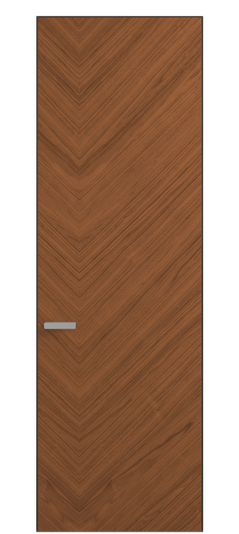 Дверь межкомнатная АКП 0201 ОМДМР Орех медный матовый. Цвет Орех медный матовый рифт. Материал Радиальный шпон Naturwood. Коллекция Rift. Картинка.