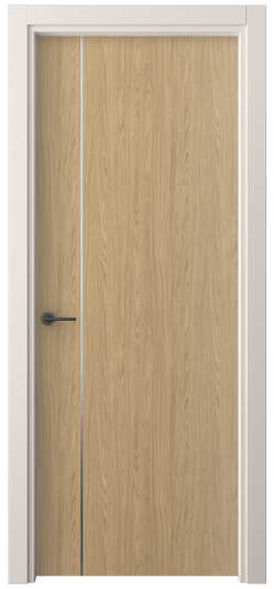 Дверь межкомнатная 4201 ЖМД. Цвет Жемчужный дуб. Материал Ламинатин. Коллекция Фридом. Картинка.