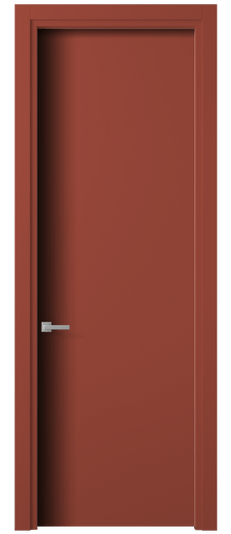 Дверь межкомнатная 0010 - planum NCS S 3040-Y80R. Цвет NCS NCS S 3040-Y80R. Материал Гладкая эмаль. Коллекция Planum. Картинка.