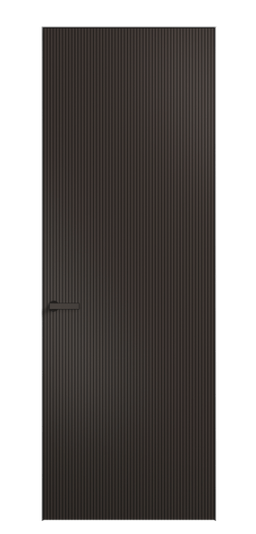 Дверь межкомнатная АКУ 8201 МАН Матовый антрацит. Цвет Матовый антрацит. Материал Гладкая эмаль. Коллекция Velvet. Картинка.