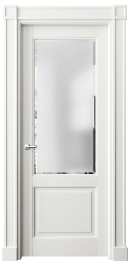 Дверь межкомнатная 6302 БС САТ-Ф. Цвет Бук серый. Материал Массив бука эмаль. Коллекция Toscana Plano. Картинка.