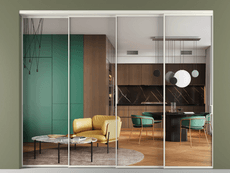 Перегородка Formato внутри проёма телескопик синхро 3