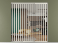 Перегородка Formato внутри проёма телескопик синхро 2