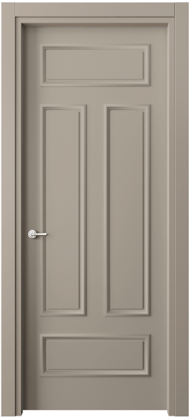 Дверь межкомнатная 8143 МБСК. Цвет Матовый бисквитный. Материал Гладкая эмаль. Коллекция Париж. Картинка.
