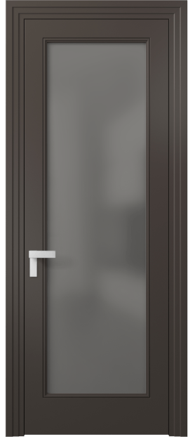 Межкомнатная дверь 8300 МАН Серый сатин. Цвет Матовый антрацит. Материал Гладкая эмаль. Коллекция Rocca. Фото. Дверь межкомнатная 8300 МАН Серый сатин. Цвет Матовый антрацит. Материал Гладкая эмаль. Коллекция Rocca. Картинка.