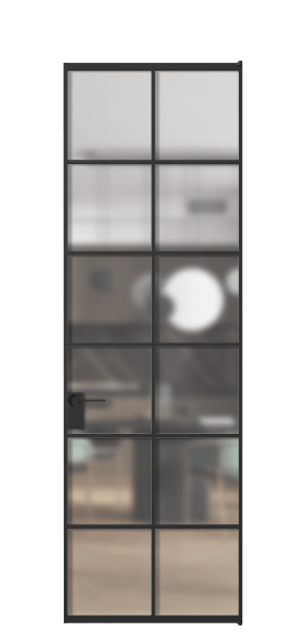 Межкомнатная дверь АЛПЛ040.05 Matelux Crystalvision ЧЕР. Цвет Алюминий Черный. Материал Алюминий. Коллекция Formato. Фото. Дверь межкомнатная АЛПЛ040.05 Matelux Crystalvision ЧЕР. Цвет Алюминий Черный. Материал Алюминий. Коллекция Formato. Картинка.