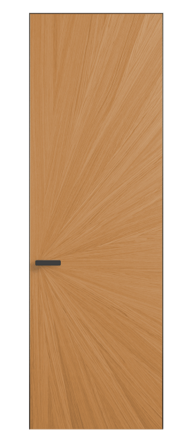 Дверь межкомнатная 0206 ДМНМР Дуб миндальный матовый. Цвет Дуб миндальный матовый рифт. Материал Радиальный шпон Naturwood. Коллекция Rift. Картинка.